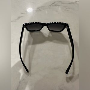 Black Chanel Square Sunglasses - like new